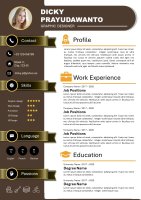 Dicky Prayudawanto CV - Trendy editable CV #6