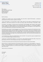 John Doe IT Security Specialist - Cover Letter